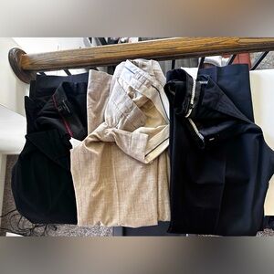 4P Dress slacks: Banana Republic and Ann Taylor